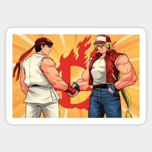 Famous Handshake Sticker